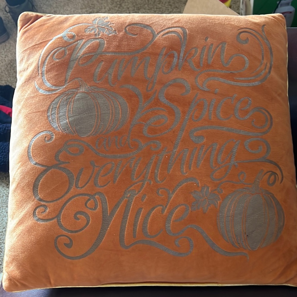 Pumpkin Spice Pillow